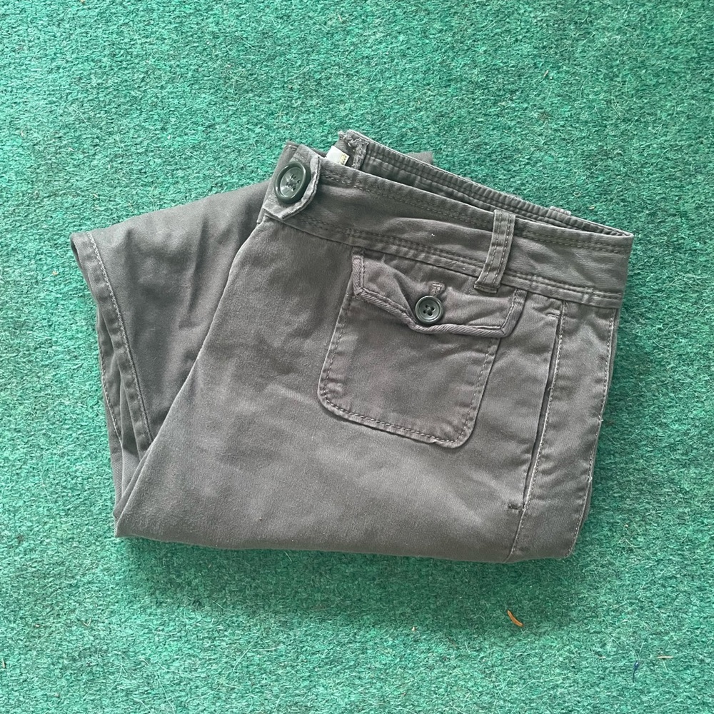 Loft Low Rise Straight Leg Button-Pocket Pants 🌸 Size 8